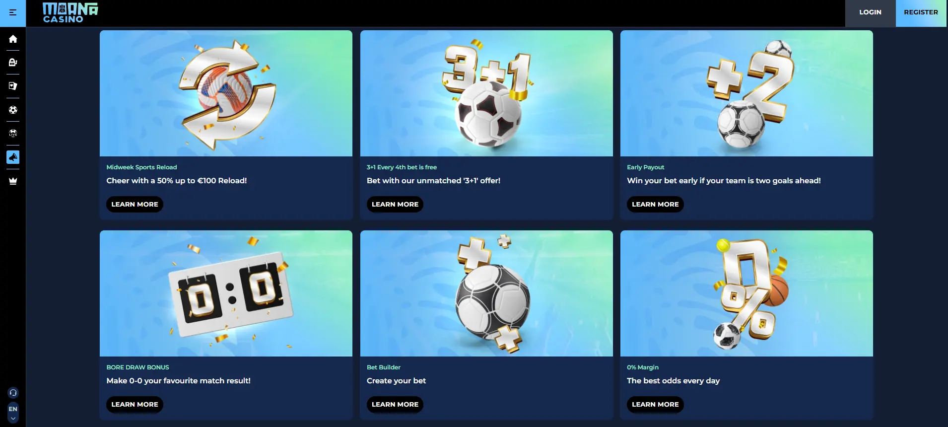 Moana Casino Bonuses